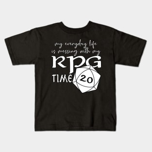 RPG time Kids T-Shirt